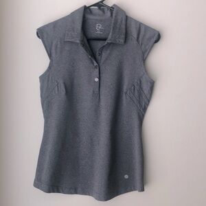 Ep Sport Grey Collared Top